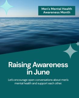 June is Men's Mental Health Month
